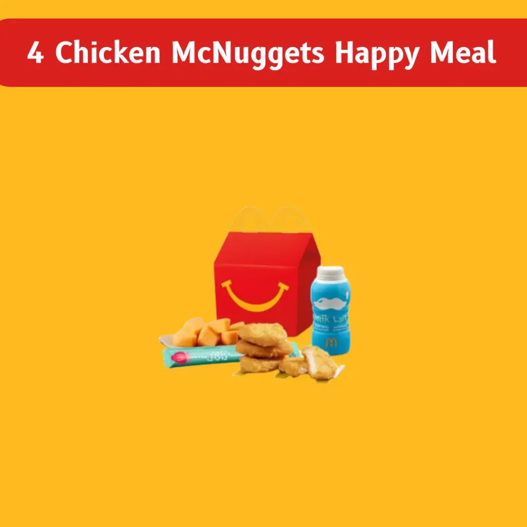 4 Chicken McNuggets Happy Meal