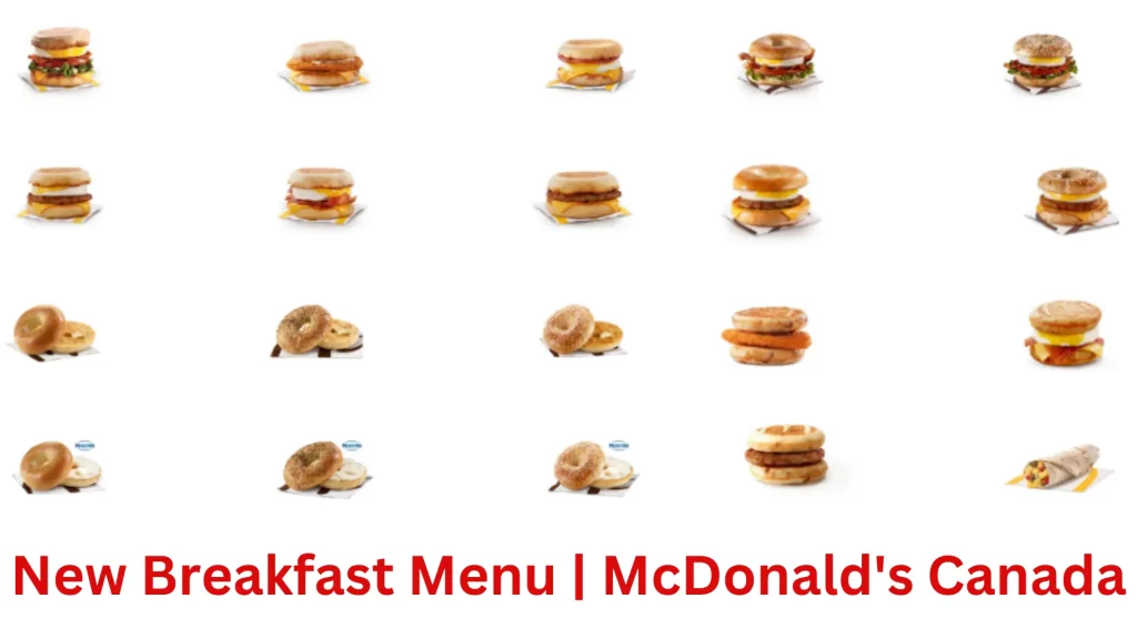 New Breakfast Menu  McDonald's Canada