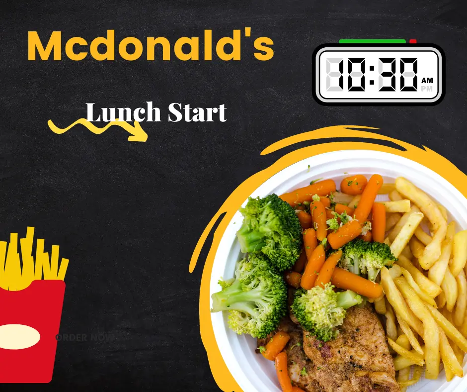 Mcdonald's Lunch Start