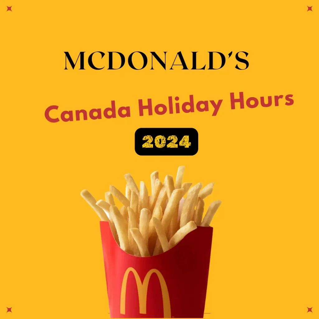 Mcdonald’s Canada Holiday