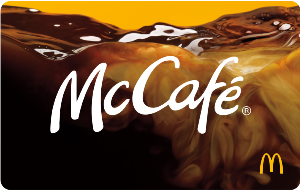 Physical McCafe Gift Card